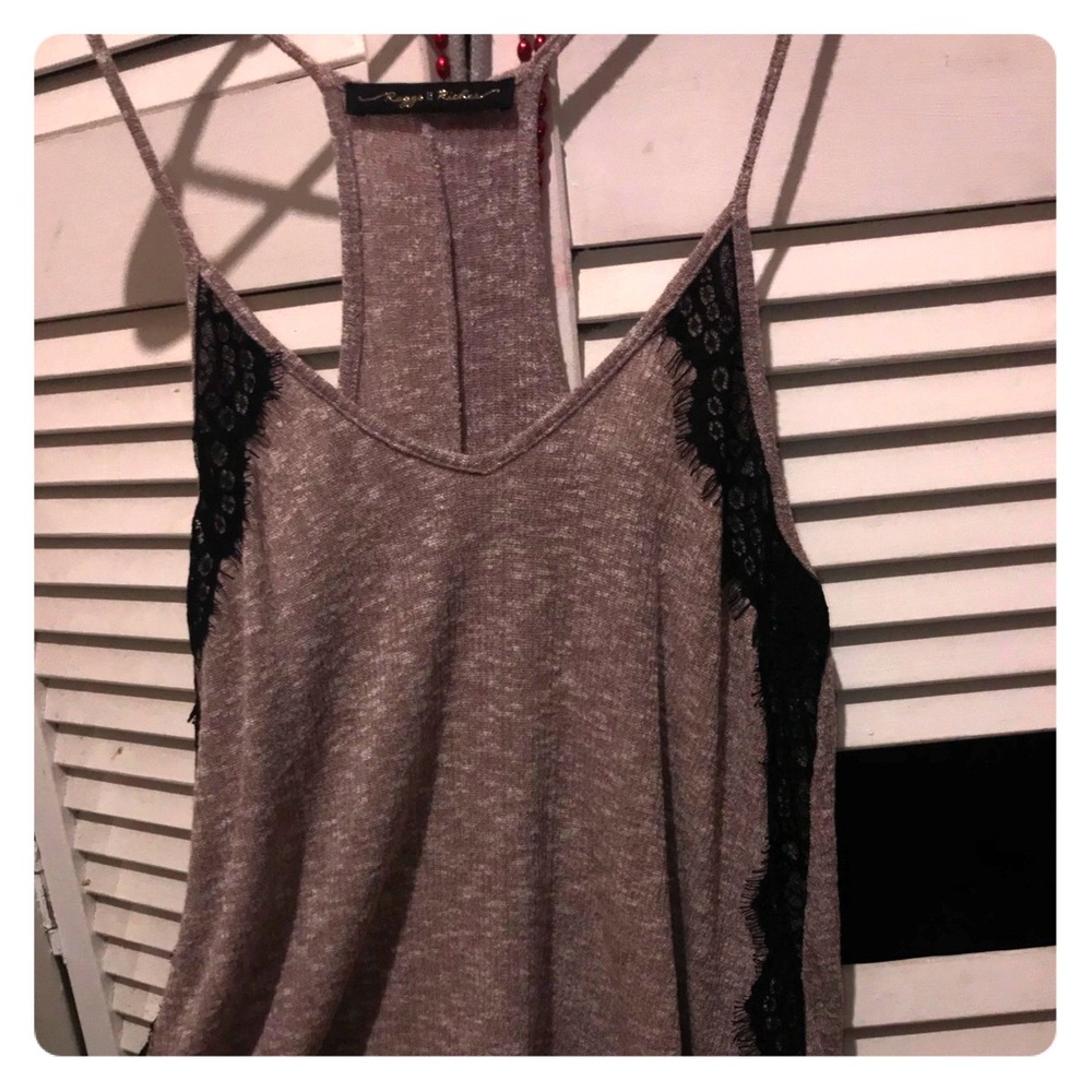 Light purple spaghetti strap blouse